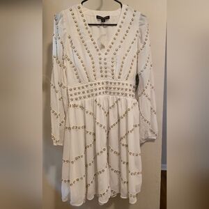 Elegant Ivory Pearl Dress